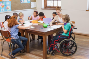 Inclusive Education with Children in a Room